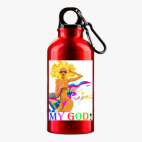 Металлическая бутылка 400 мл UV-DTF