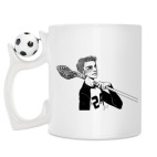 Кружка с футбольным мячиком