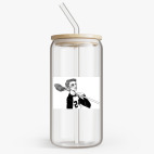 Банка с бамбуковой крышкой