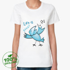 Женская футболка органик