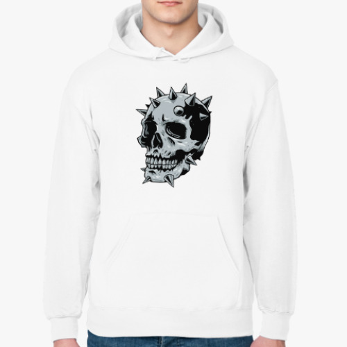 Толстовка худи Skull steel