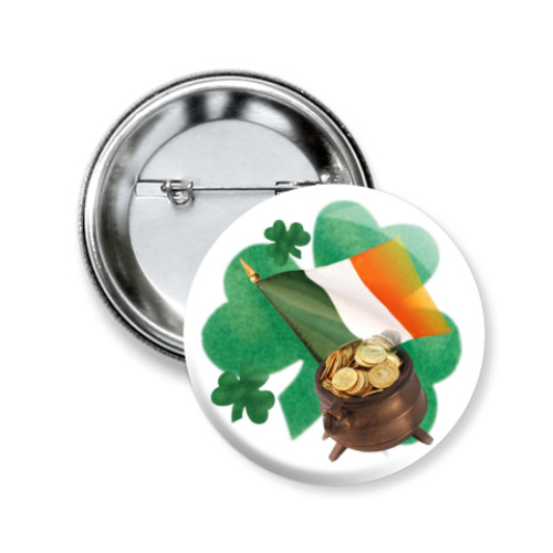 Значок 50мм St.Patrick