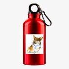 Металлическая бутылка 400 мл UV-DTF