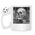 Кружка с футбольным мячиком