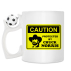 Кружка с футбольным мячиком