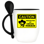 Кружка с ложкой