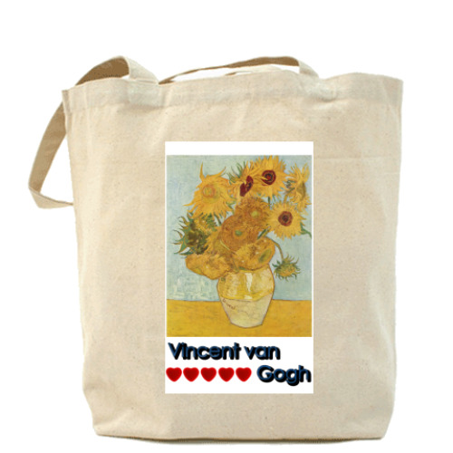 Сумка шоппер с принтом Ван Гог