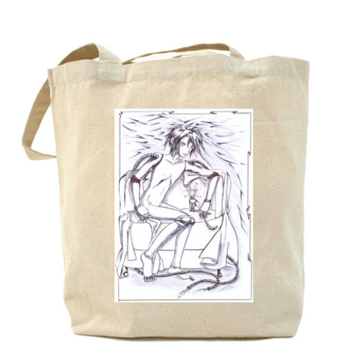 Сумка шоппер с принтом Киберпанк