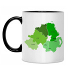 Кружка двухцветная