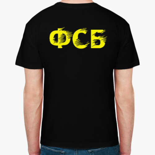 Футболка с принтом ФСБ