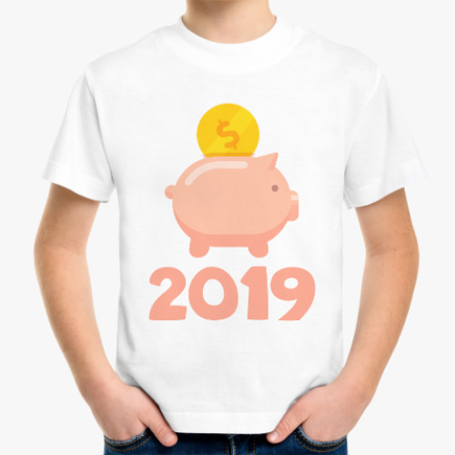 Детская футболка Новый год 2019