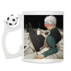 Кружка с футбольным мячиком