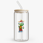 Банка с бамбуковой крышкой