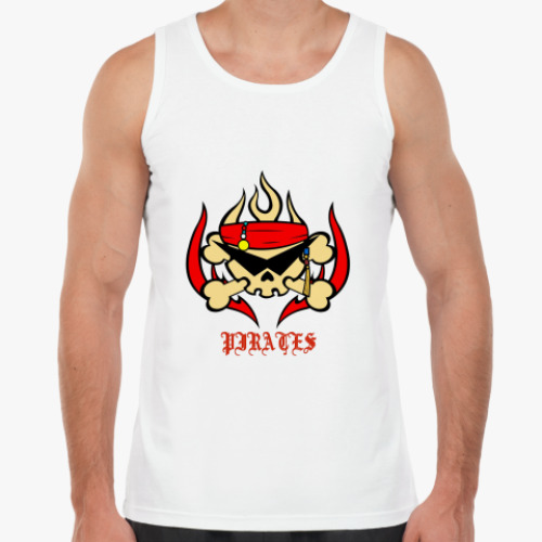 Майка с принтом  pirates