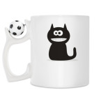 Кружка с футбольным мячиком