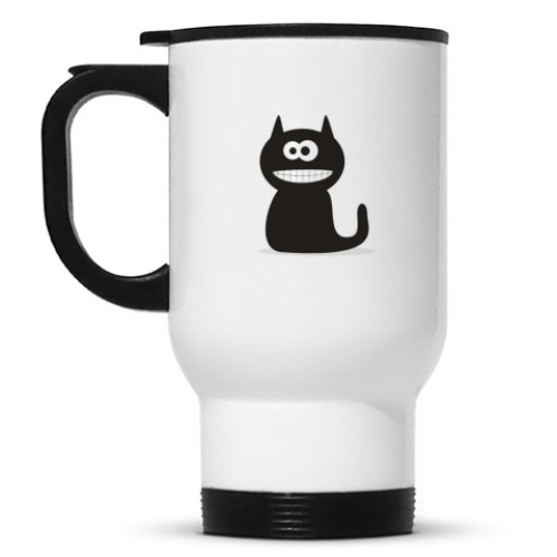 Кружка-термос с принтом Cat & Snowball