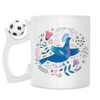 Кружка с футбольным мячиком