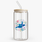 Банка с бамбуковой крышкой