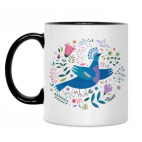 Кружка двухцветная