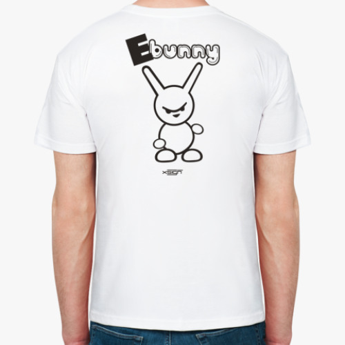 Футболка с принтом E-bunny