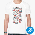 Мужская спортивная футболка