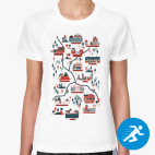 Женская спортивная футболка