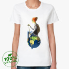 Женская футболка органик