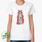 Женская футболка органик