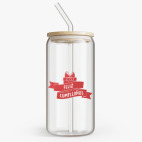 Банка с бамбуковой крышкой