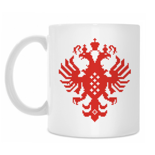 Кружка с принтом Герб Российской империи