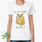 Женская футболка органик