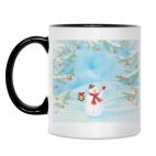 Кружка двухцветная