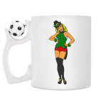 Кружка с футбольным мячиком