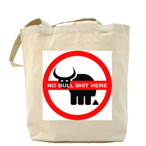 Сумка шоппер NoBullShitHere
