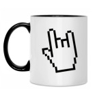 Кружка двухцветная