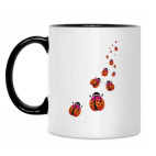 Кружка двухцветная