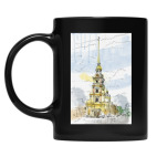 Кружка цветная UV-DTF