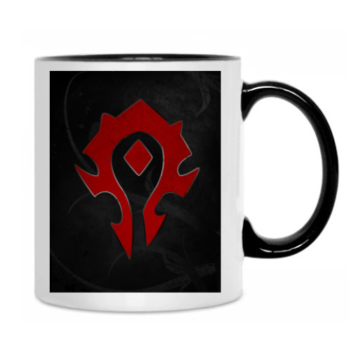 Кружка с принтом WoW Horde