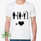 Мужская футболка органик