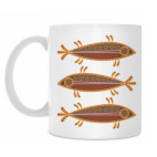 Три рыбы в этностиле