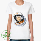 Женская футболка органик