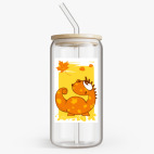 Банка с бамбуковой крышкой