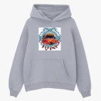 Толстовка худи оверсайз