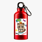 Металлическая бутылка 400 мл UV-DTF