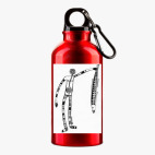 Металлическая бутылка 400 мл UV-DTF