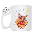Кружка с футбольным мячиком