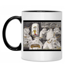 Кружка двухцветная