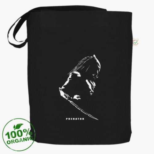 Сумка шоппер с принтом Хищник