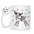 Кружка с футбольным мячиком