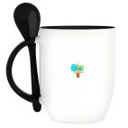 Кружка с ложкой